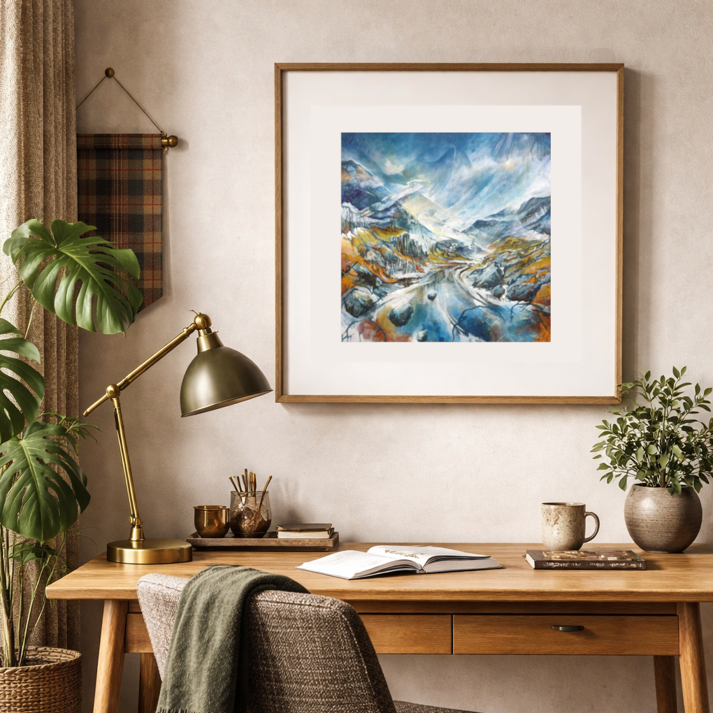 In the Lost Valley - limited edition signed print with mount - Image 2