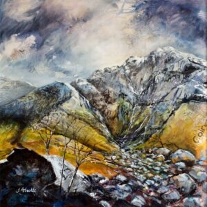 Strong Light, the Lost Valley - limited edition signed print with mount