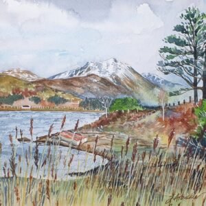 Beinn Sgritheall from Camuscross Isleornsay Skye